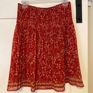 Small Red Skirt